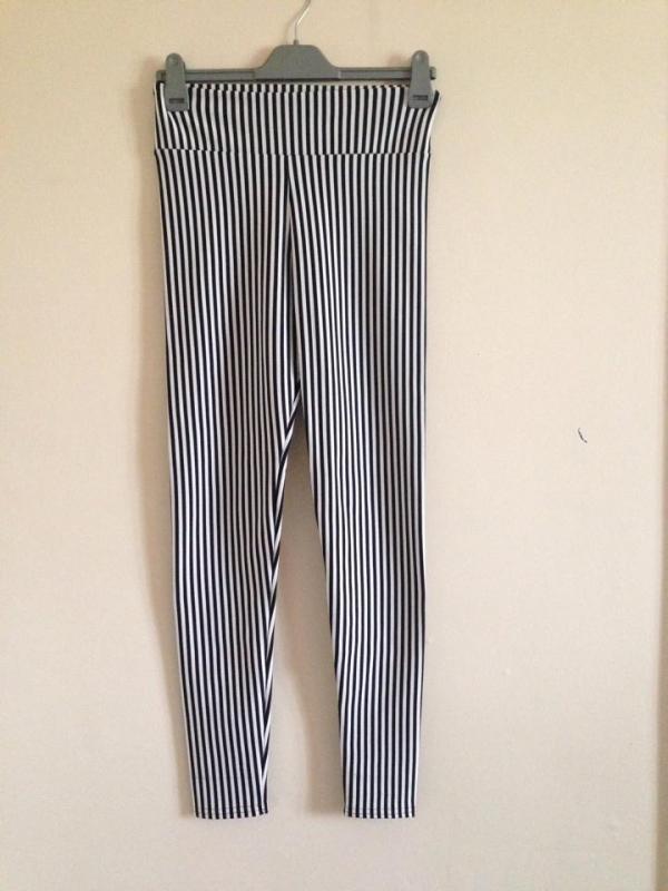 Striped skinny trousers 
