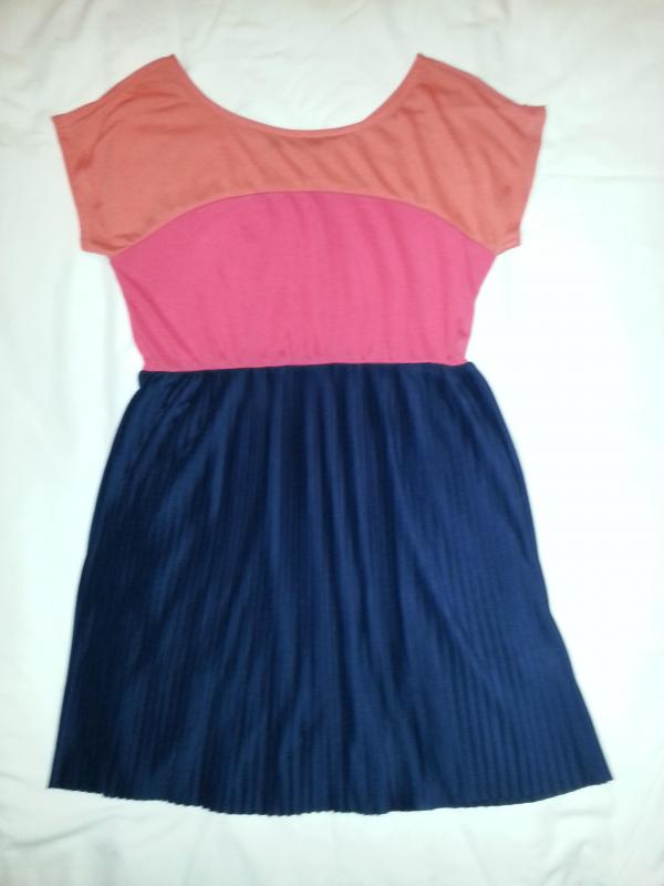 Block colour dress